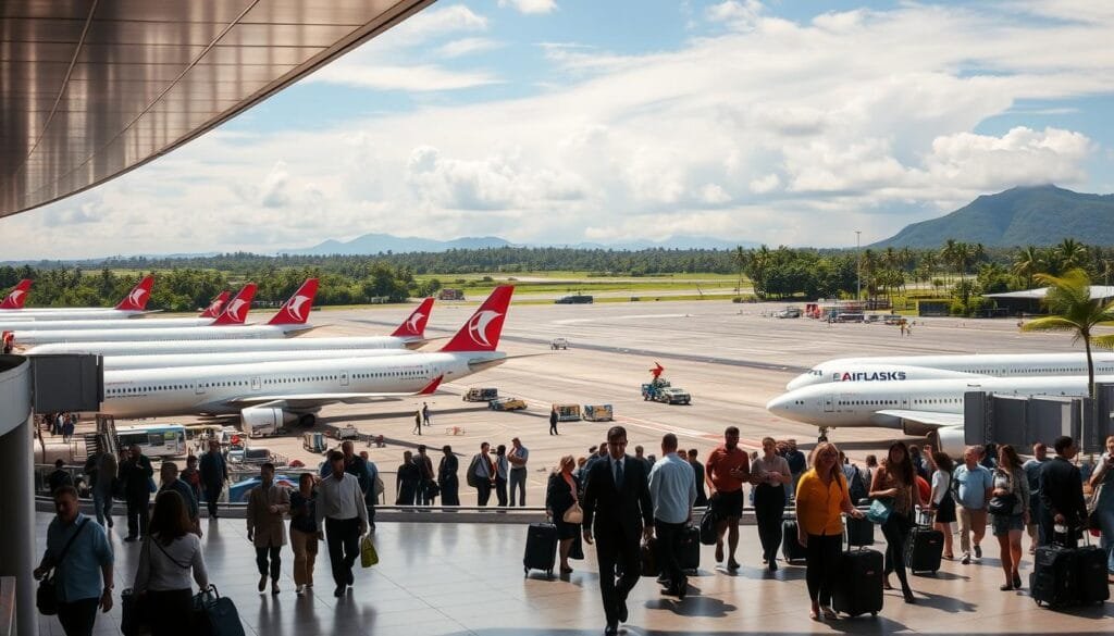 Flyselskaper som flyr til Bali