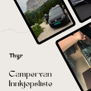 Campervan Innkjøpsliste